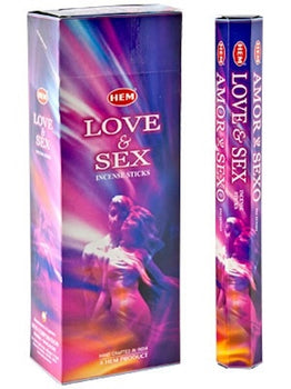 Incense Sticks | Love & Sex HEM Hexagon Incense Sticks
