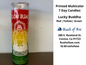 Candles | 7 Day Candles |  Printed Multi-color 7 Day Candle [FREE SHIPPING USA]