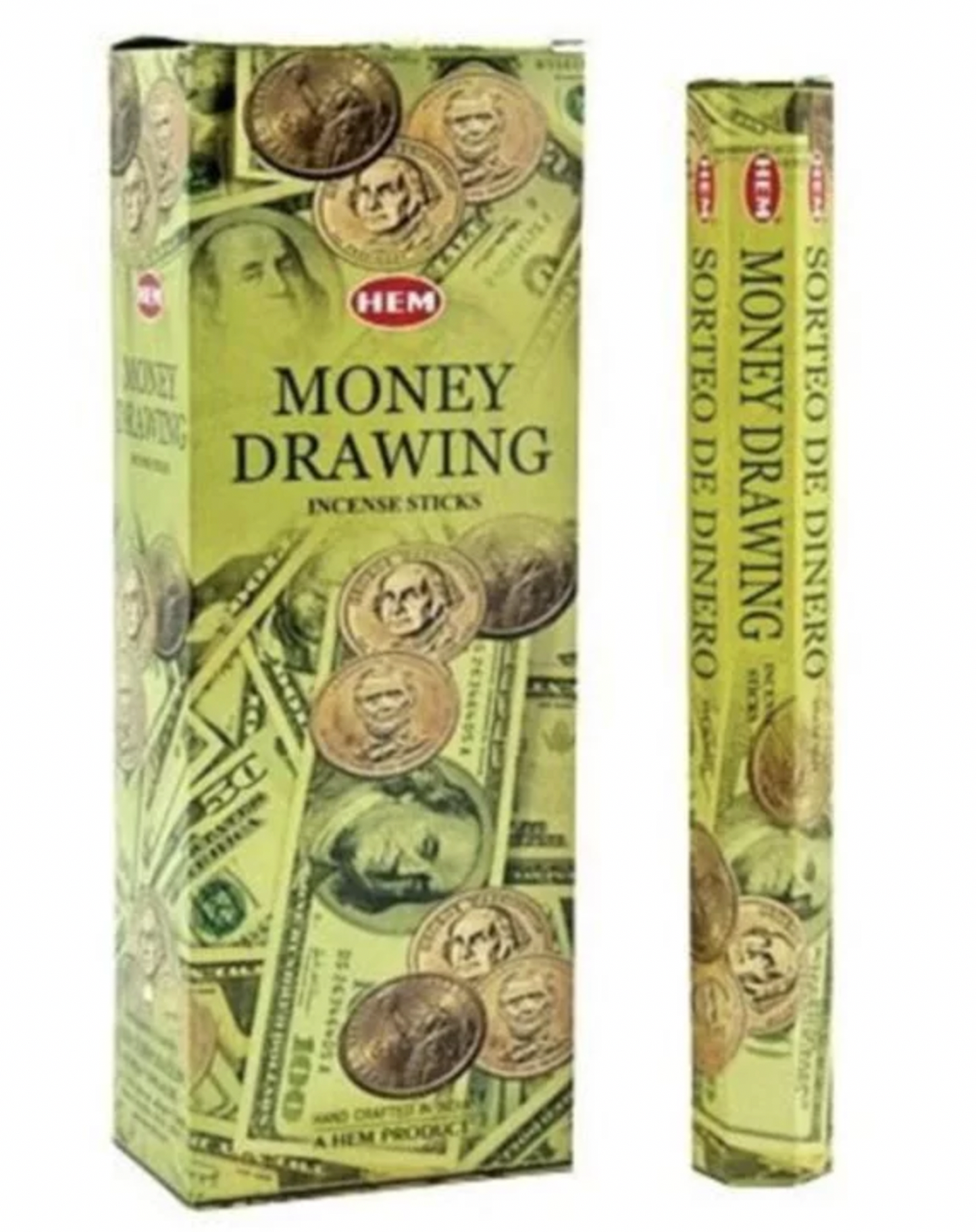 Incense Sticks | Money Drawing HEM Hexagon Incense Sticks