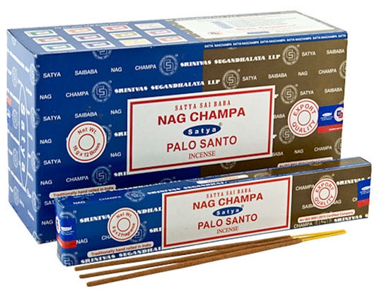 Incense Sticks | Nag Champa + Palo Santo Satya Incense Sticks