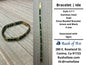 Bracelets | Orisa Bracelets | Ide | Stainless Steel Metal Beaded Bracelets – Green and Black | Ogun