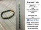 Bracelets | Orisa Bracelets | Ide | Stainless Steel Metal Beaded Bracelets – Green and Black | Ogun