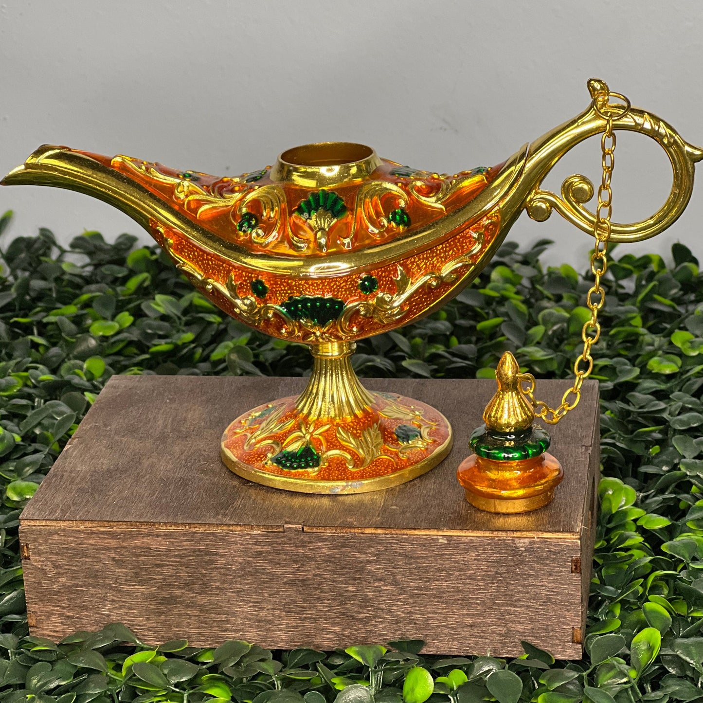 Genie Lamp Cloisonne Trinket Box