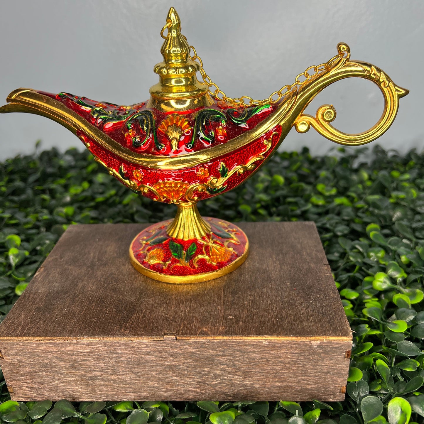 Genie Lamp Cloisonne Trinket Box