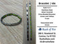 Bracelets | Orisa Bracelets | Ide | Stainless Steel Metal Beaded Bracelets – Green and Yellow | Orula