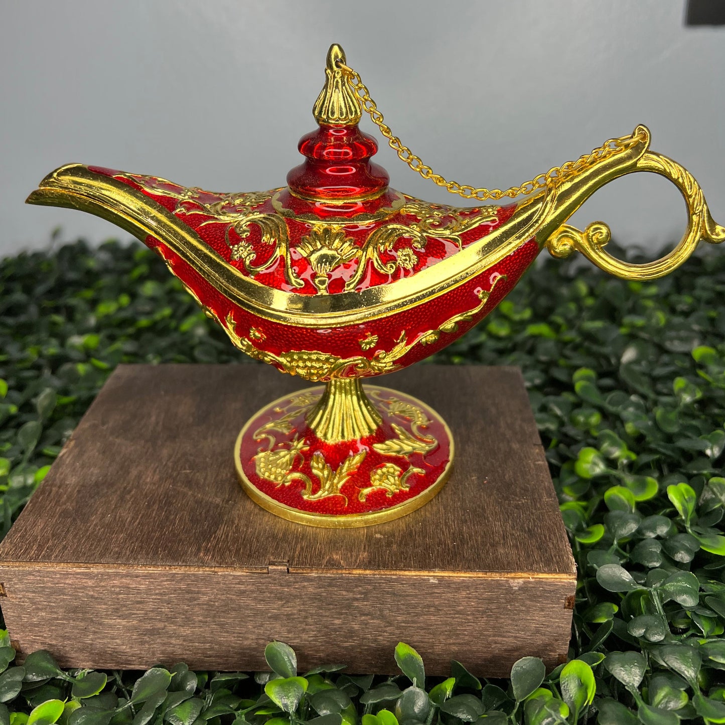 Genie Lamp Cloisonne Trinket Box