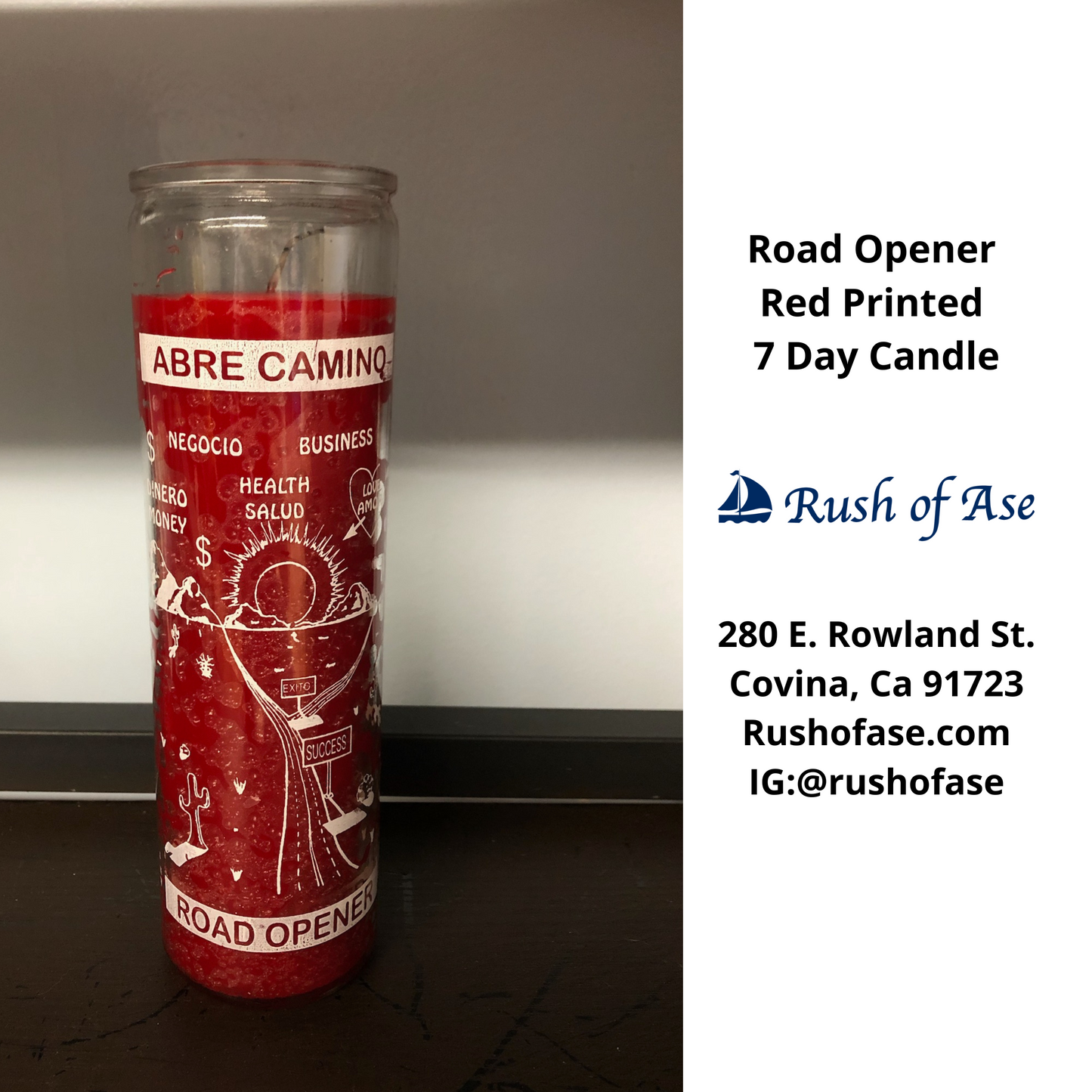 Candles | 7 Day Candles | Printed 7 Day Candle