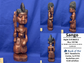 Orisa Statues | Sango Wood Statue - Style 2