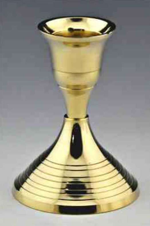 Candle Holder | Brass Candle Holder 3.25" Height
