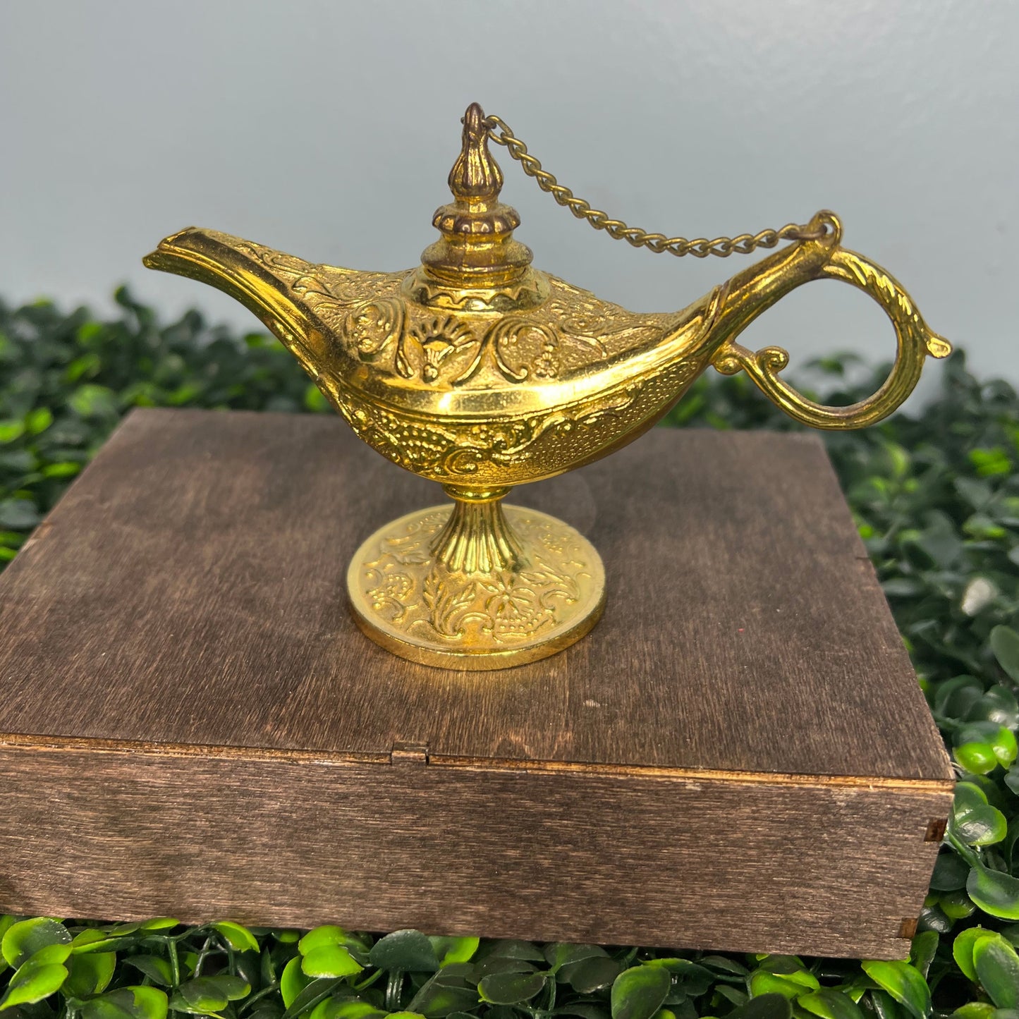 Genie Lamp Cloisonne Trinket Box