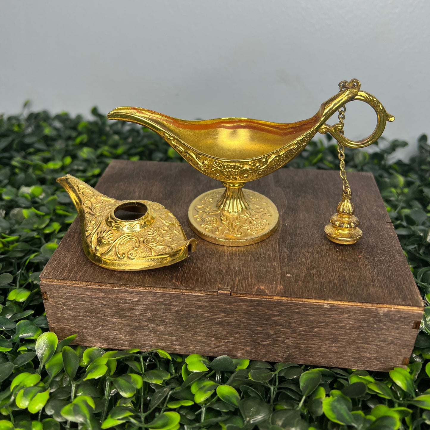 Genie Lamp Cloisonne Trinket Box