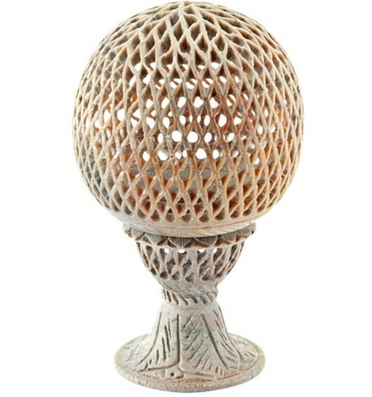 Incense Burner | Soapstone Globe Candle & Cone Burner
