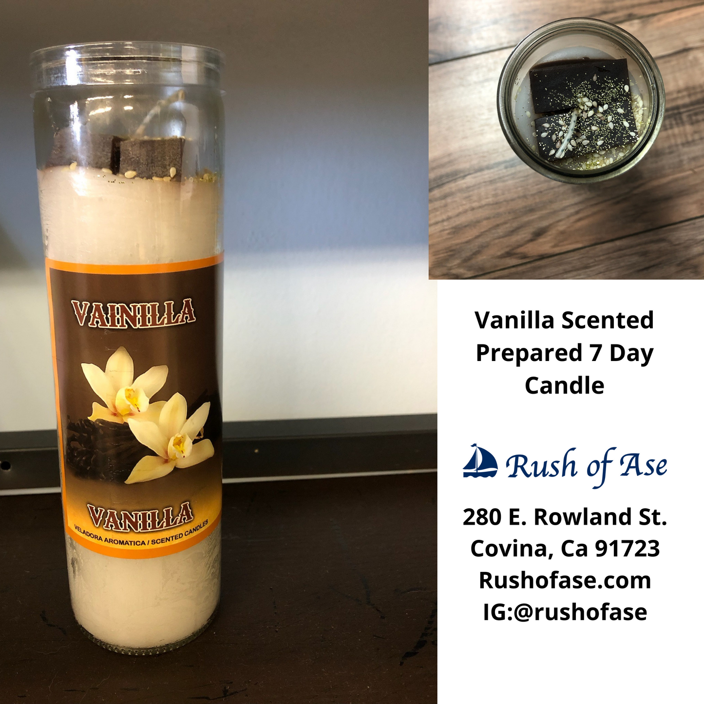 Candles | 7 Day Candles | Prepared 7 Day Candle  [FREE SHIPPING USA]