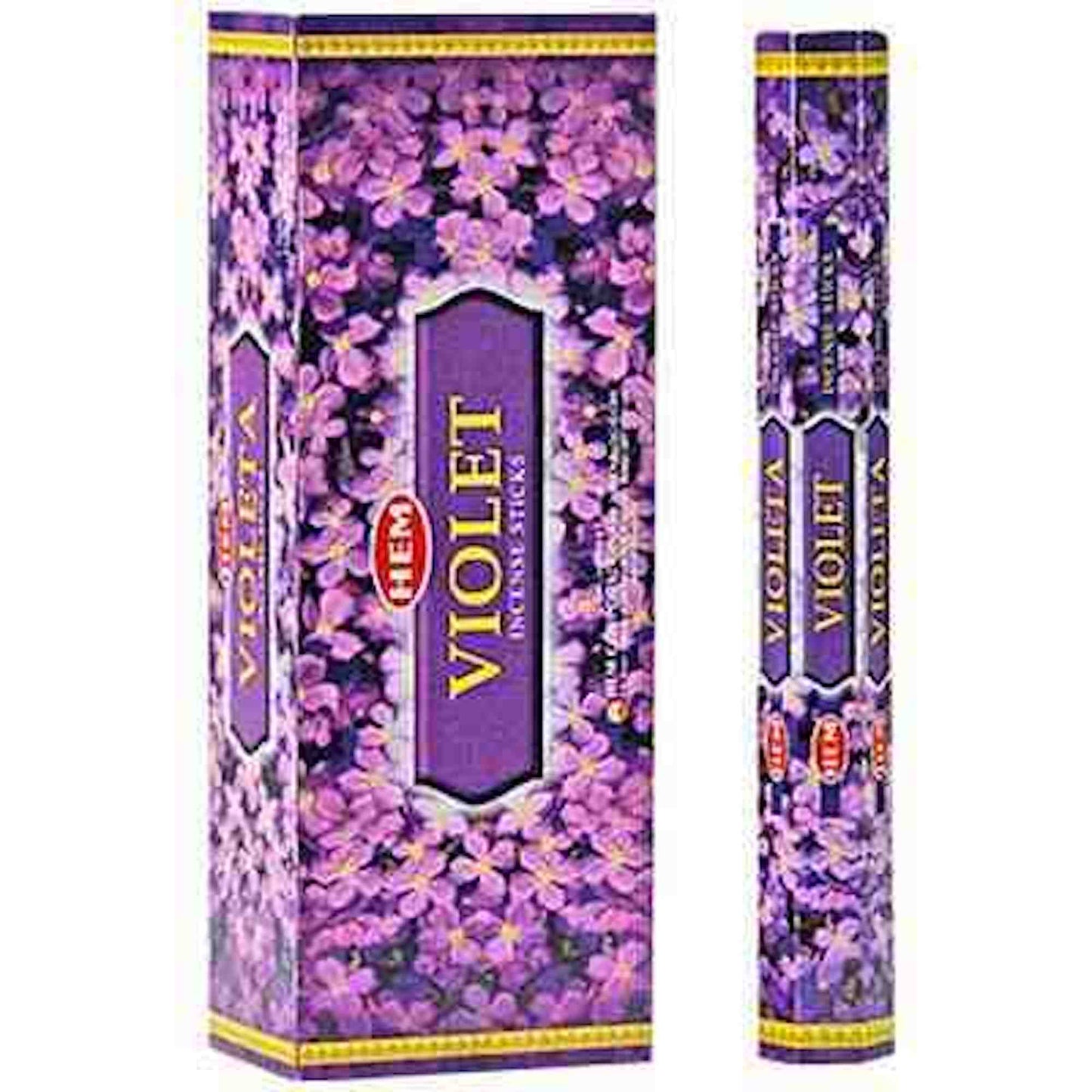 Incense Sticks | Violet HEM Hexagon Incense Sticks