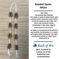 Opele Ifa | Beaded Opele | Brass Opele [FREE SHIPPING USA]