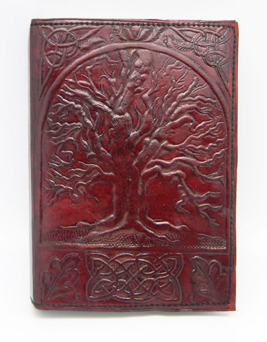 Tree of Life Leather Journal with Cord