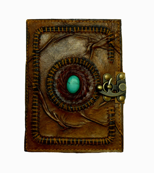 Stitching with Turquoise Stone