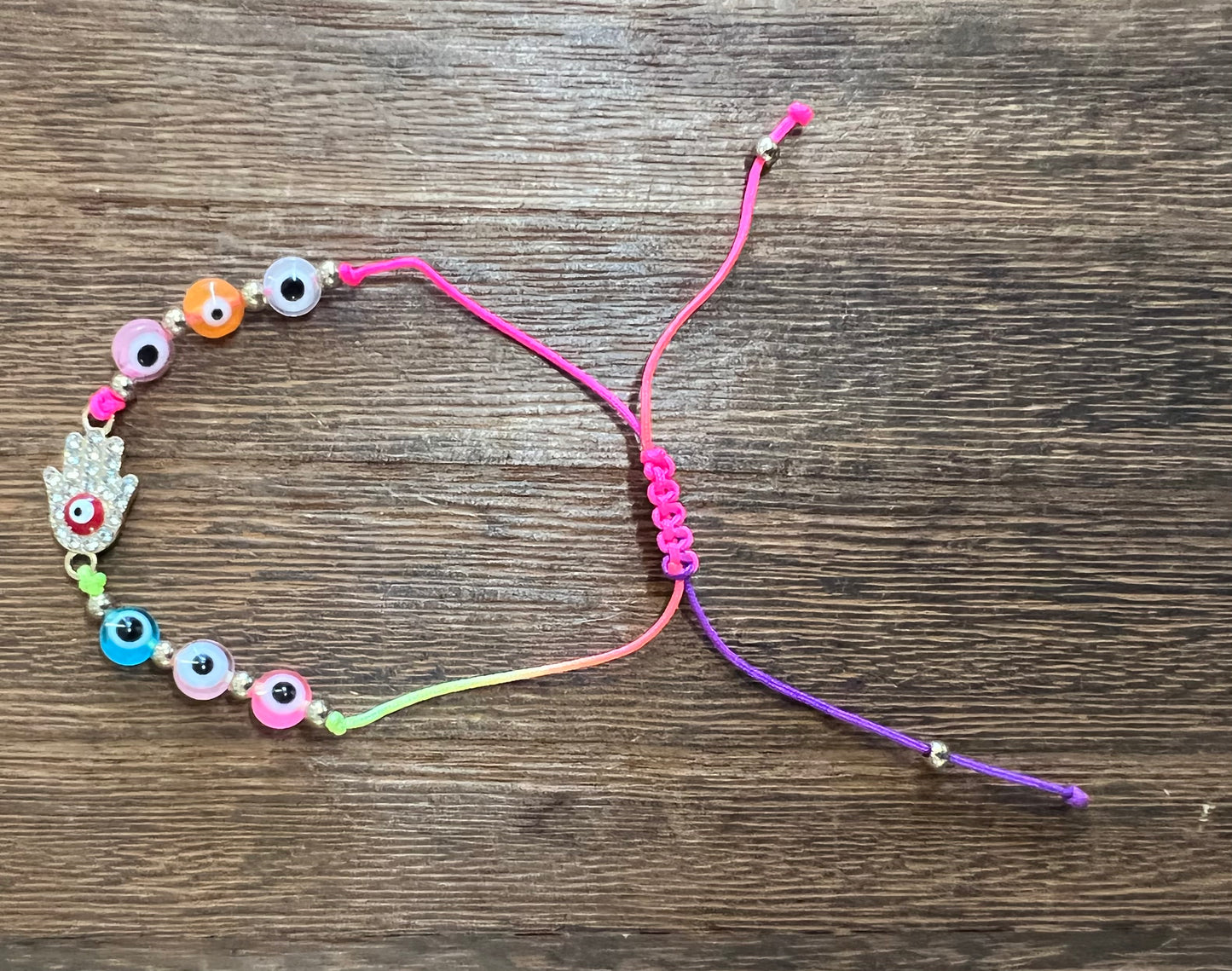 Bracelets |  Hamsa Evil Eye Adjustable Bracelets