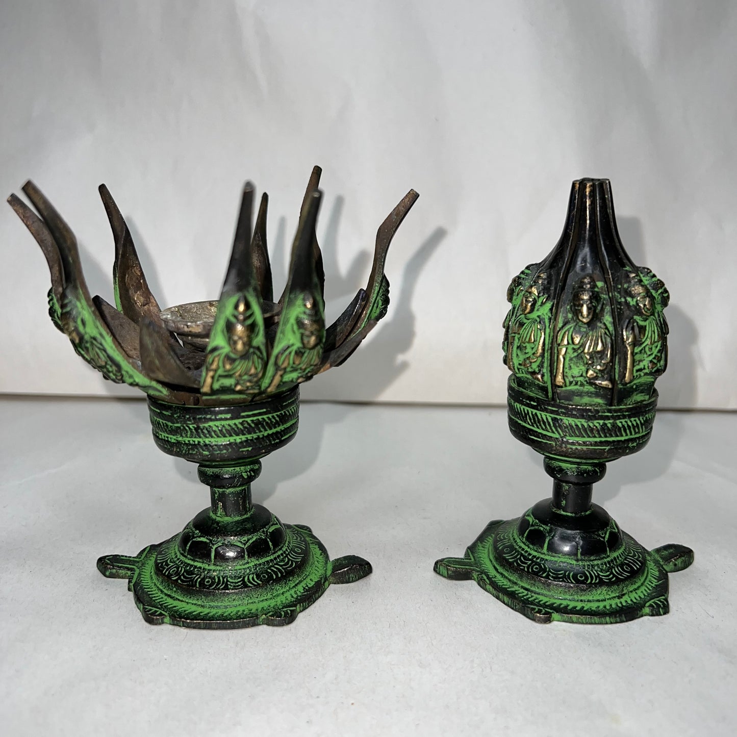 Incense Burner | Lotus Antique Brass Burner