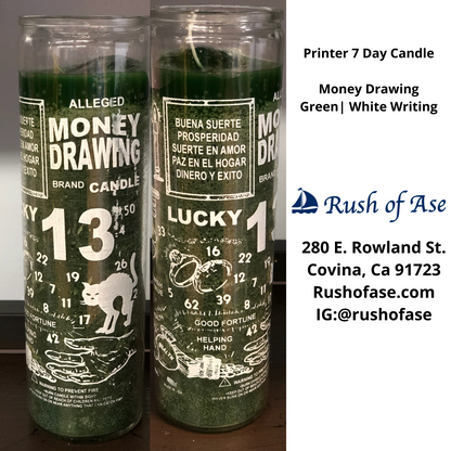 Candles | 7 Day Candles | Printed 7 Day Candle  [FREE SHIPPING USA]