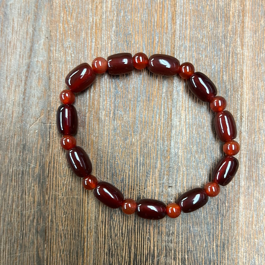 Stone Bracelet | Stone Stretch Bracelet - Mixed 6mm & 10mm