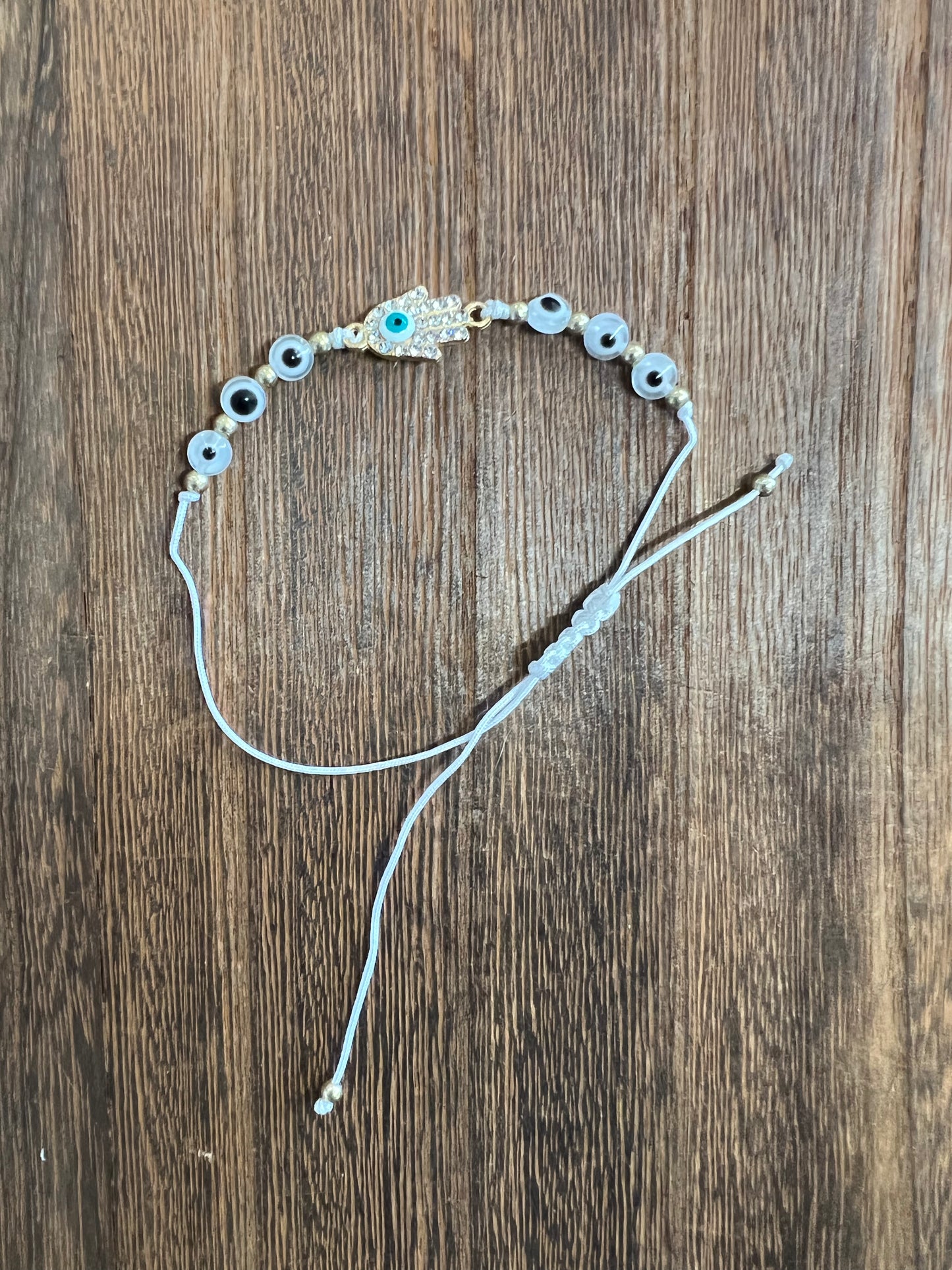 Bracelets |  Hamsa Evil Eye Adjustable Bracelets