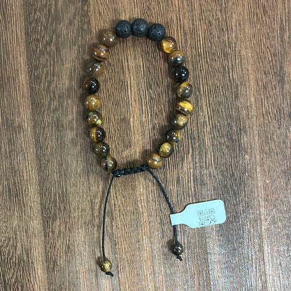 Stone Bracelet 8mm | Adjustable Stone Bracelet