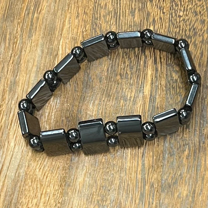 Stone Bracelet 8 mm | Magnetic Hematite Bracelet