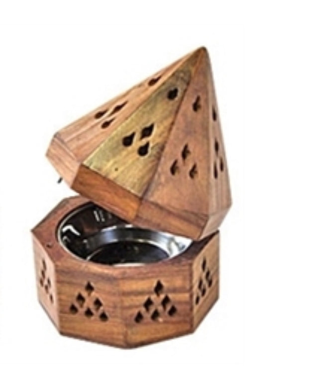 Wooden Temple Burner