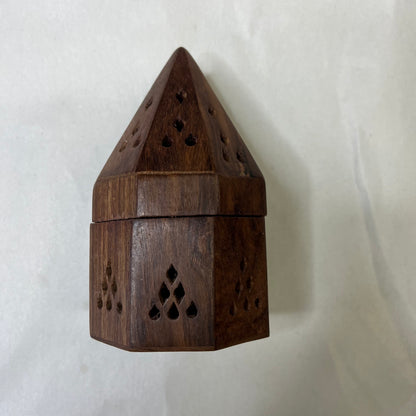 Wooden Temple Burner