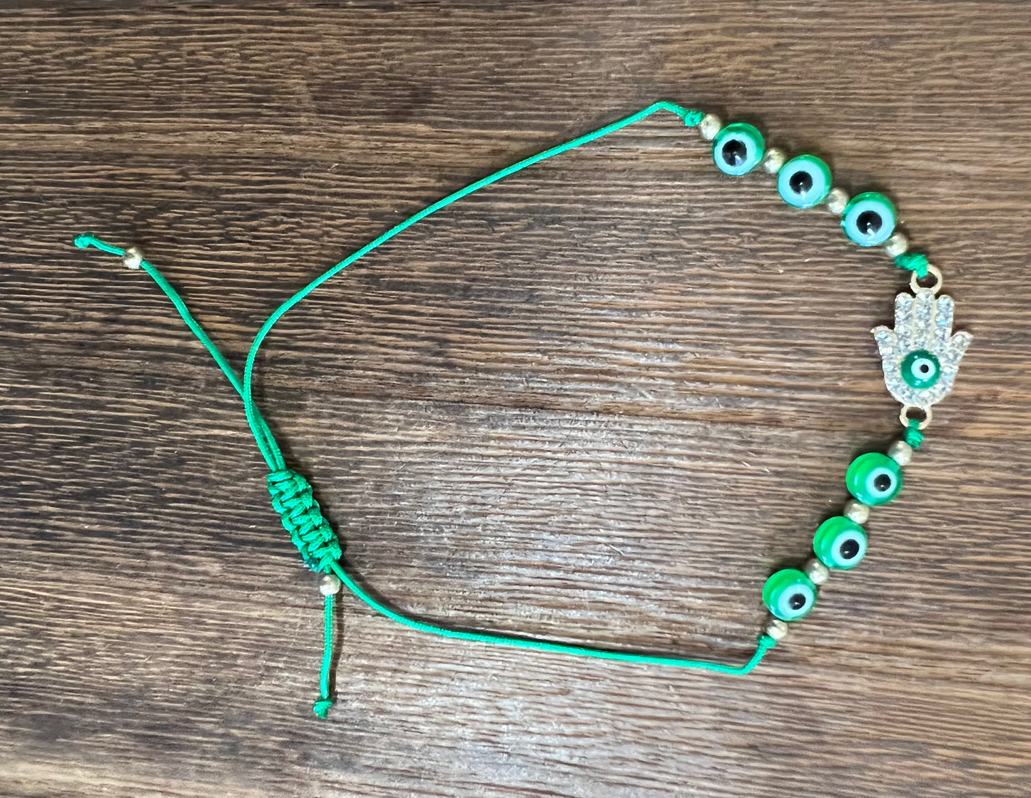 Bracelets |  Hamsa Evil Eye Adjustable Bracelets