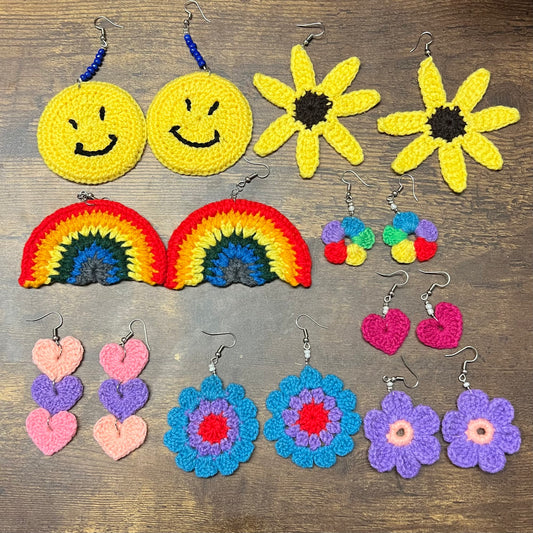 Earrings | African Imported Crochet Earrings