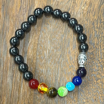 Stone Bracelet 8 mm | Magnetic Hematite Bracelet