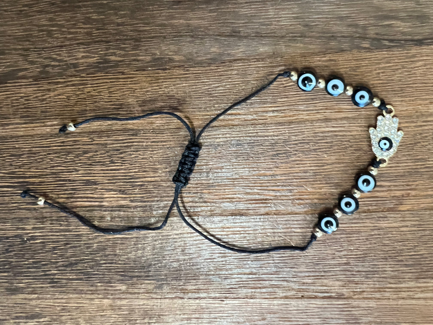 Bracelets |  Hamsa Evil Eye Adjustable Bracelets