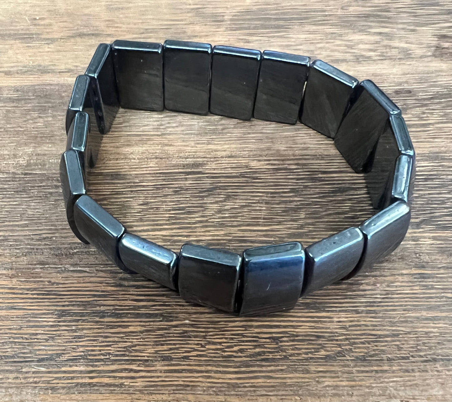 Stone Bracelet 8 mm | Magnetic Hematite Bracelet