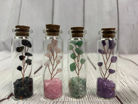 Stones | Tree of Life Gemstone Wish Bottle