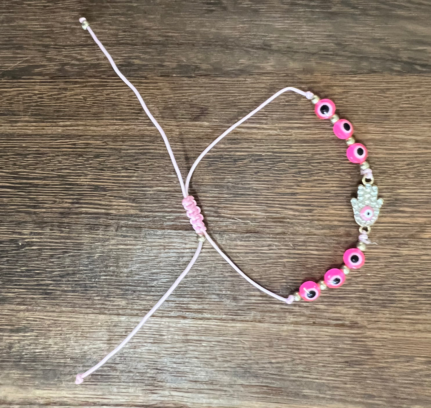 Bracelets |  Hamsa Evil Eye Adjustable Bracelets