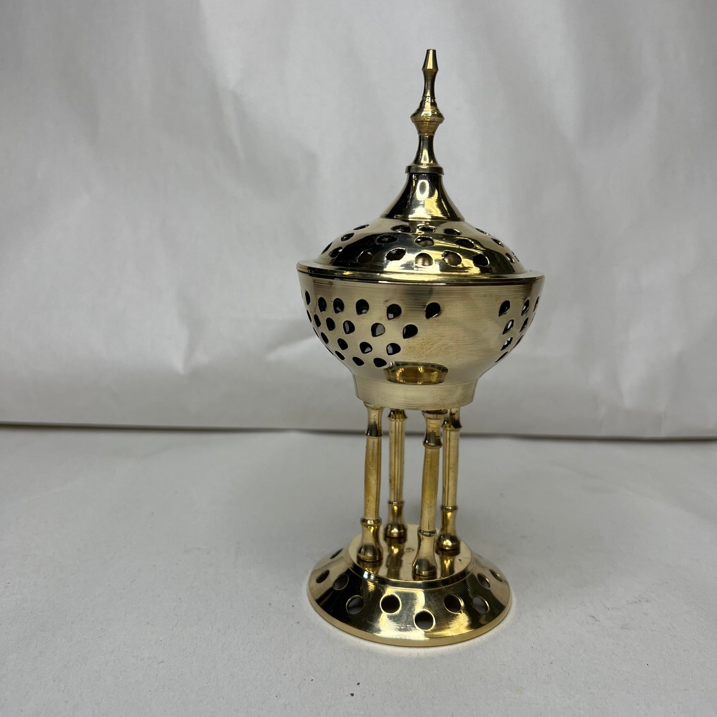 Incense Burner | Brass Greek Pedestal Burner