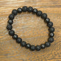 Stone Bracelet 8 mm | Magnetic Hematite Bracelet
