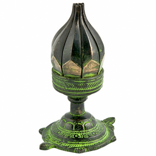 Incense Burner | Lotus Antique Brass Burner